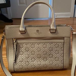 Cream color Kate Spade bag